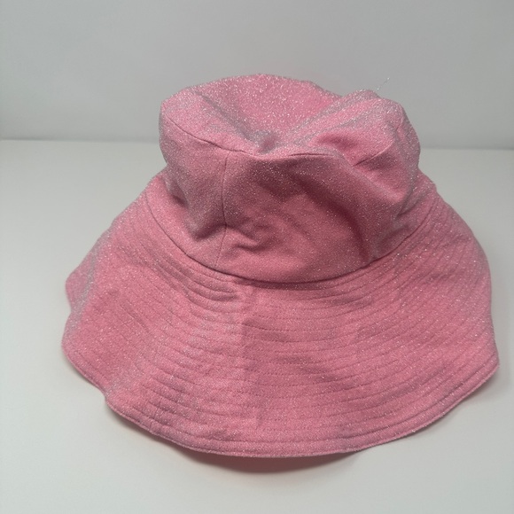 For Love And Lemons Poplin Bucket Hat Pink NEW - Picture 5 of 5